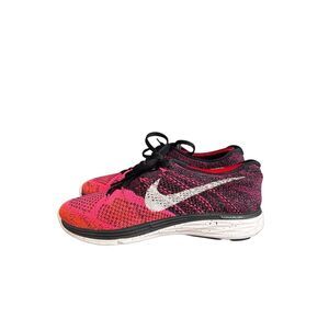 Nike Women’s Flyknit Lunar 3 Black Fuchsia 698182-002 Sz US 8